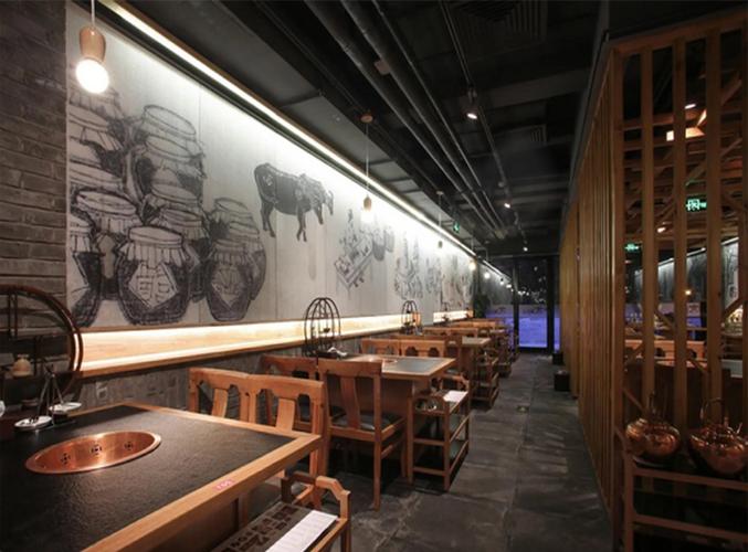 火锅装修风格图片大全百度_火锅店装修效果图_火锅装修风格效果图