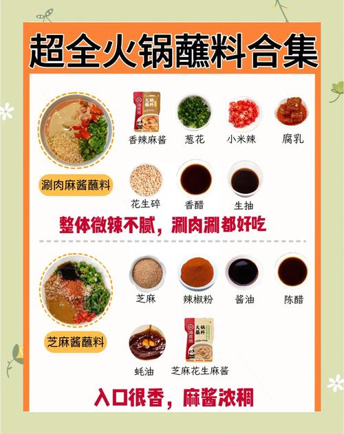 火锅好吃调蘸料怎么做_火锅蘸料怎么调好吃_最全火锅蘸料