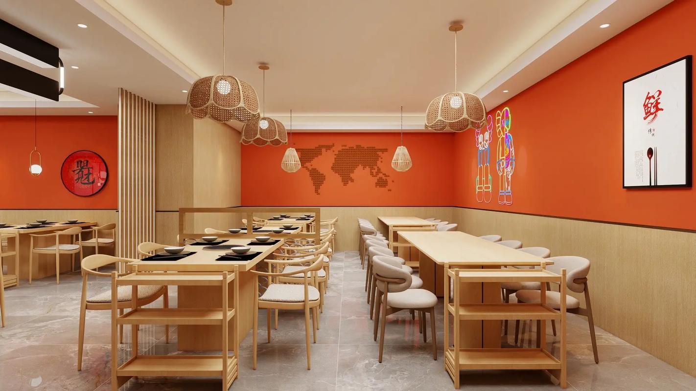 火锅装修风格图片大全百度_火锅装修效果图大全工业风_火锅店装修效果图